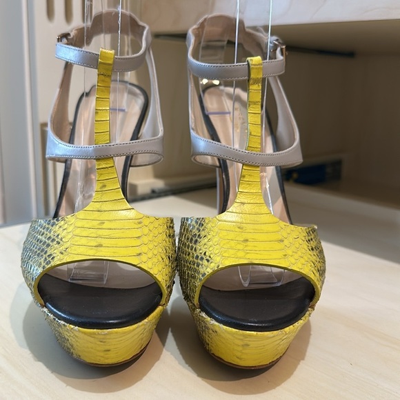 Grey Mer Platform Sandals Size 40 - Picture 8 of 8